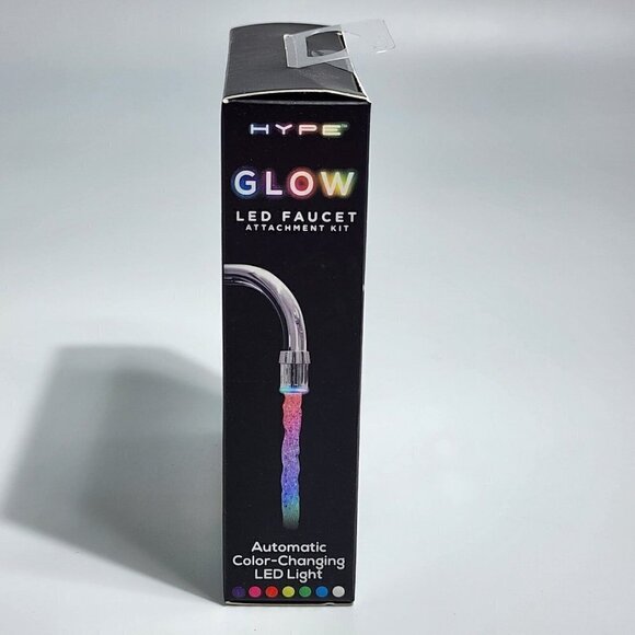 Hype Glow 7 Color LED Light Changing Glow Shower Stream Water Faucet Tap Kit - Picture 3 of 12